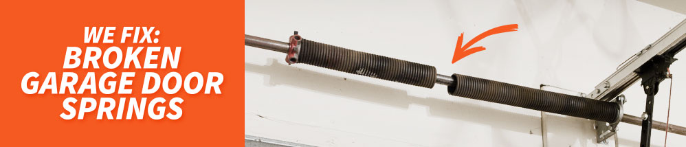 we fix broken garage door springs